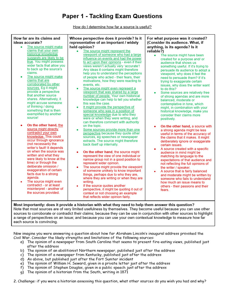 Tips on P1.docx | PDF | Knowledge | Cognition