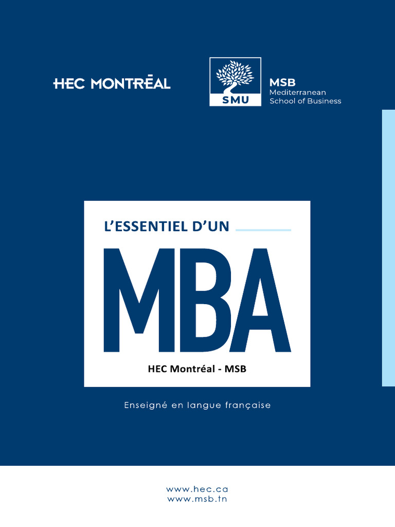 HEC Montréal : Excellence en gestion | PDF