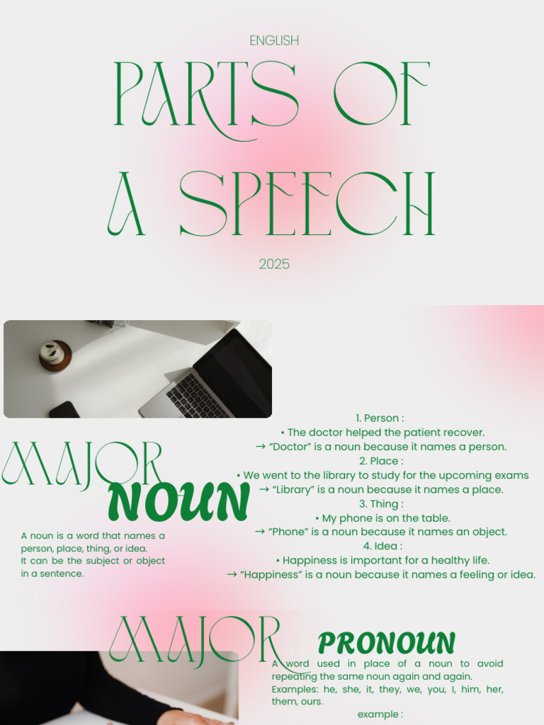 Parts of Speech | PDF | Noun | Part Of Speech