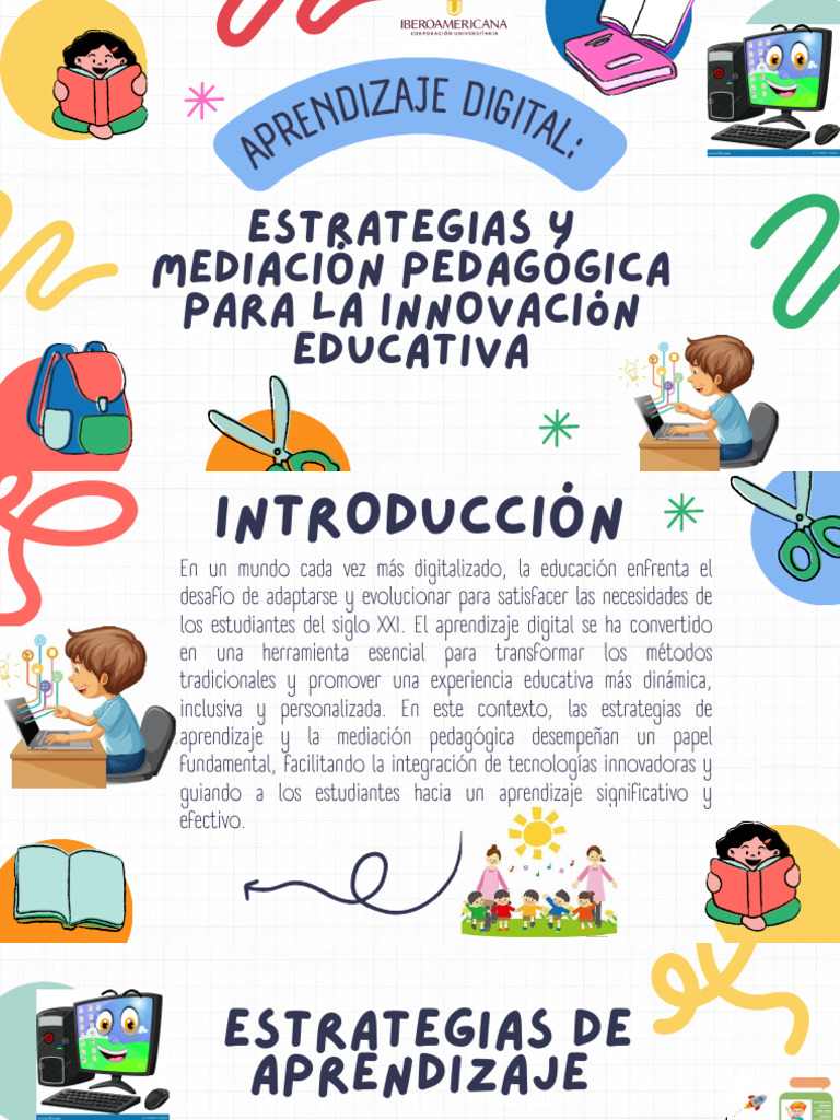 Estrategias de Mediación Educativa Digital | PDF | Aprendizaje | Pedagogía