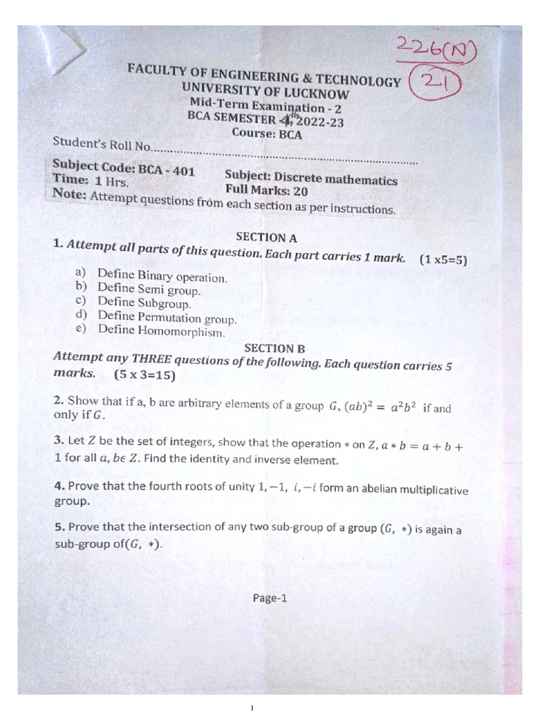 Mid Sem 2 (SE Done) | PDF