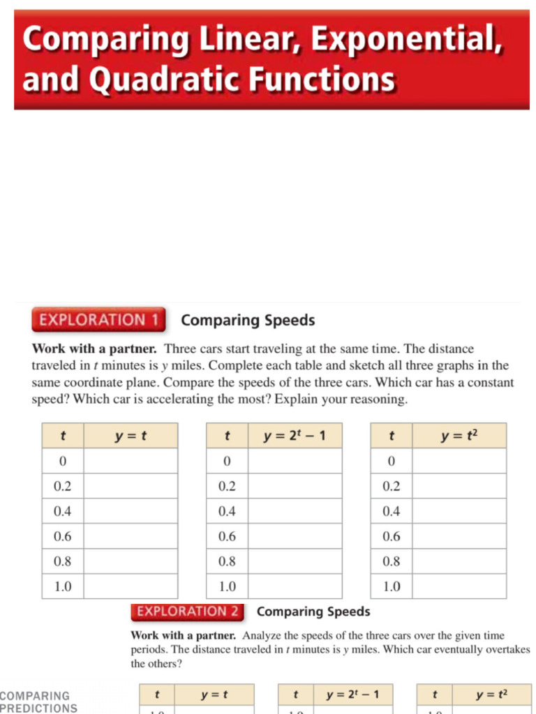 Modleling Explorations Basic Ws | PDF