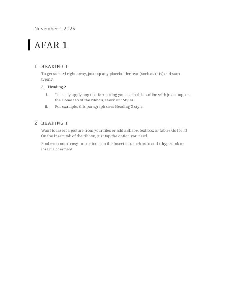 Afar 1 | PDF