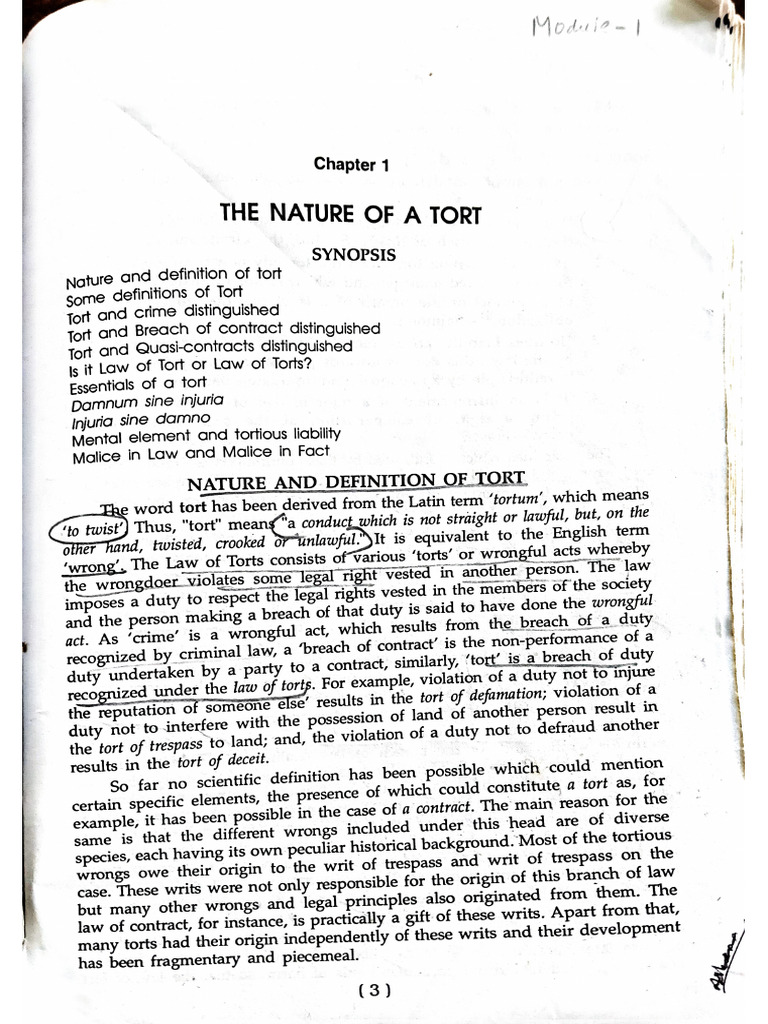 Law of Torts - DR .R K BANGIA | PDF