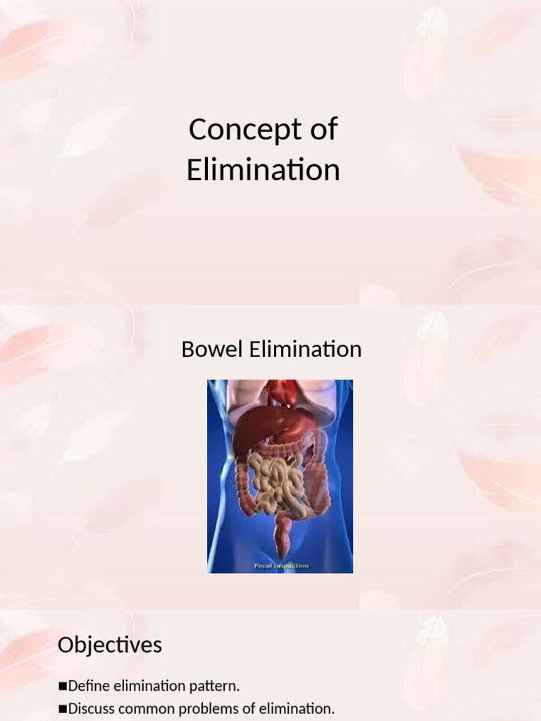 Understanding Bowel and Urinary Elimination | PDF | Urinary ...