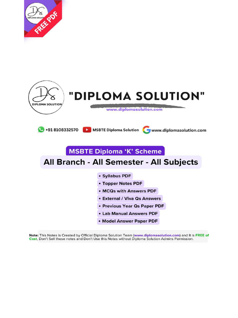 FPE Unit 1 | PDF