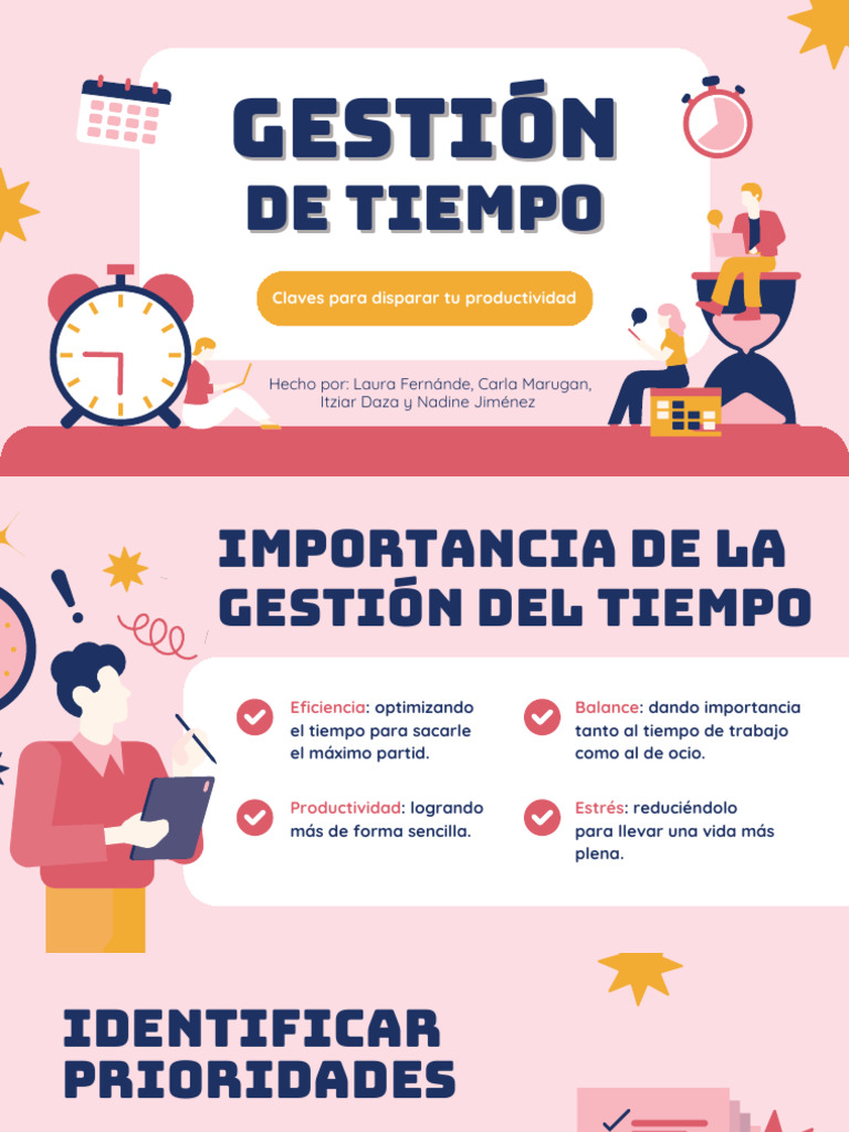 Presentación Gestión Del Tiempo PDF | PDF | Gestión del tiempo ...