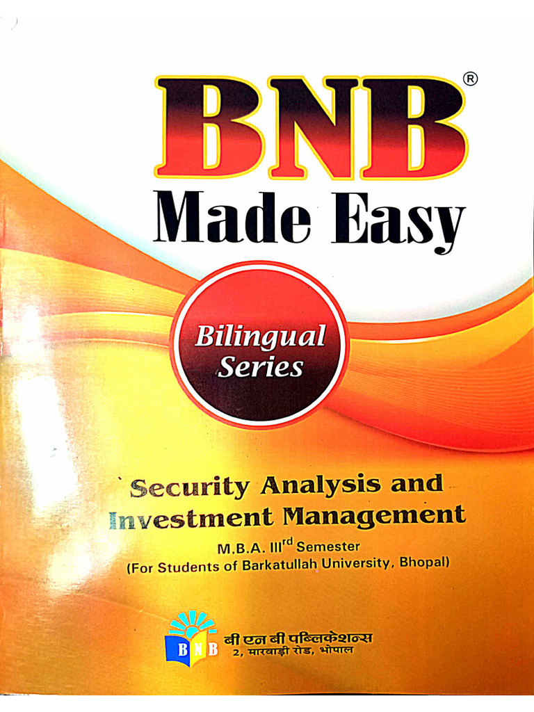 Security Analysis | PDF
