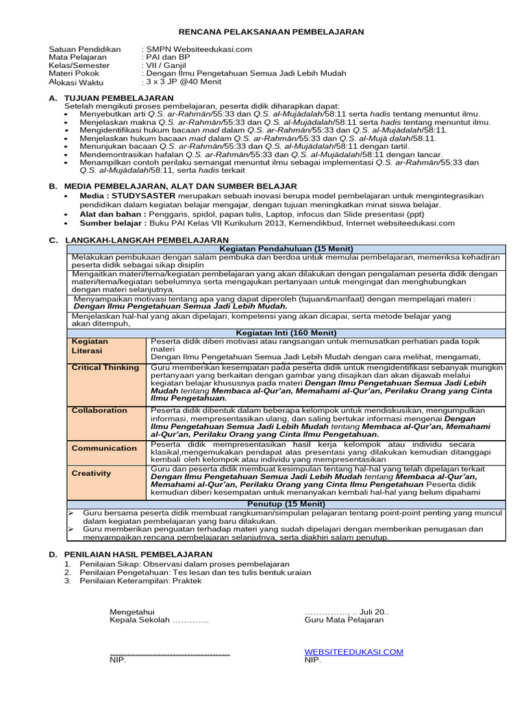 RPP KURMER | PDF