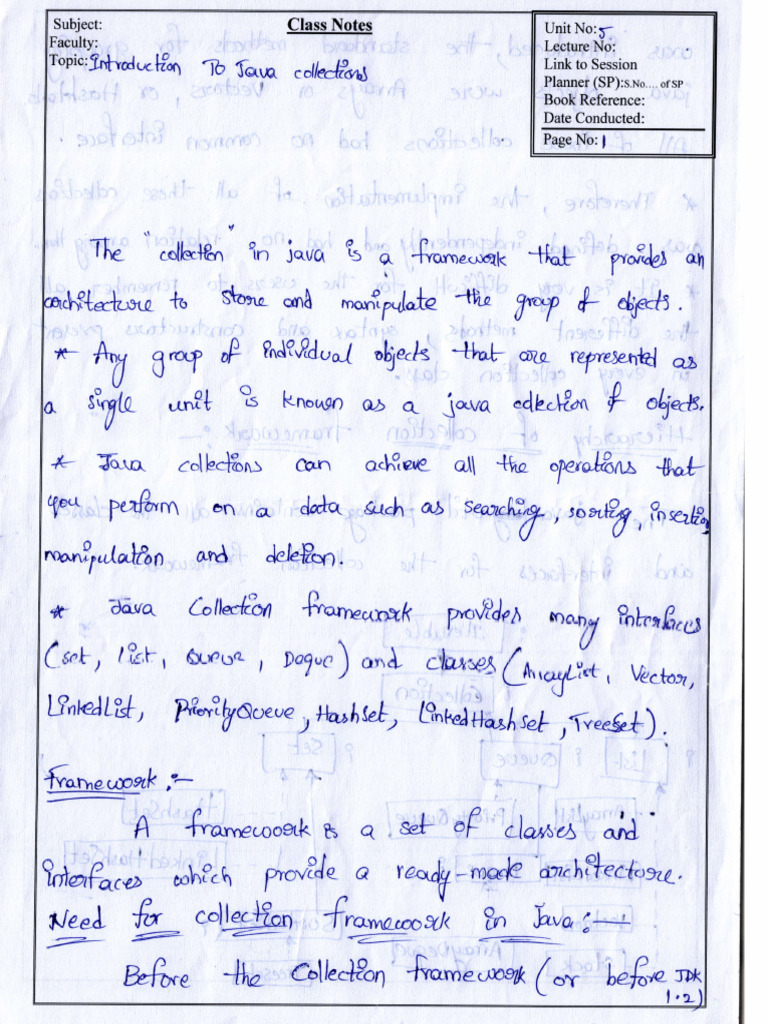 JAVA - Unit 5 Notes | PDF