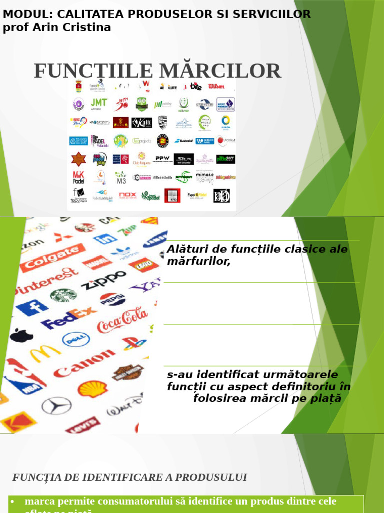 Functiile Marcilor | PDF