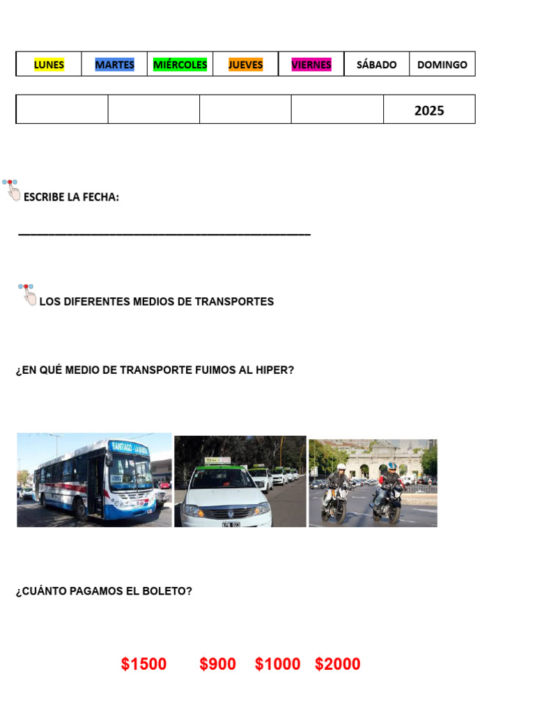 Actividades Del 3 Al 7 de Nov | PDF