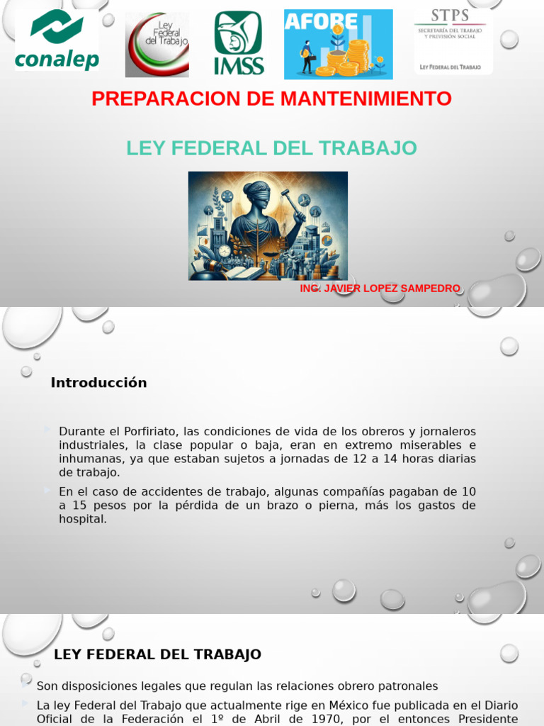 Ley Federal Del Trabajo | PDF | Derecho laboral | Salario