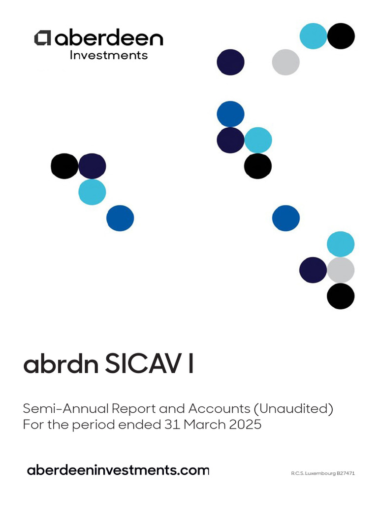 abrdn SICAV I Semi-Annual Report 2025 | PDF | Inflation | Bonds (Finance)