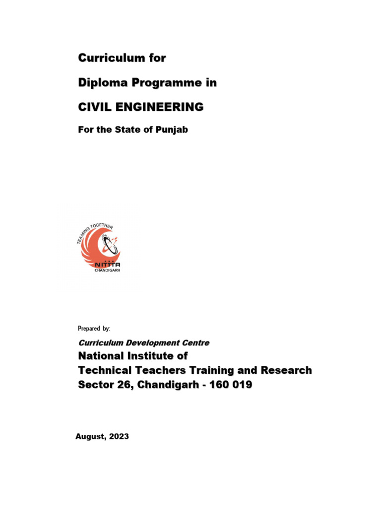 Civil Engineering Diploma Curriculum Guide | PDF | Force | Acceleration