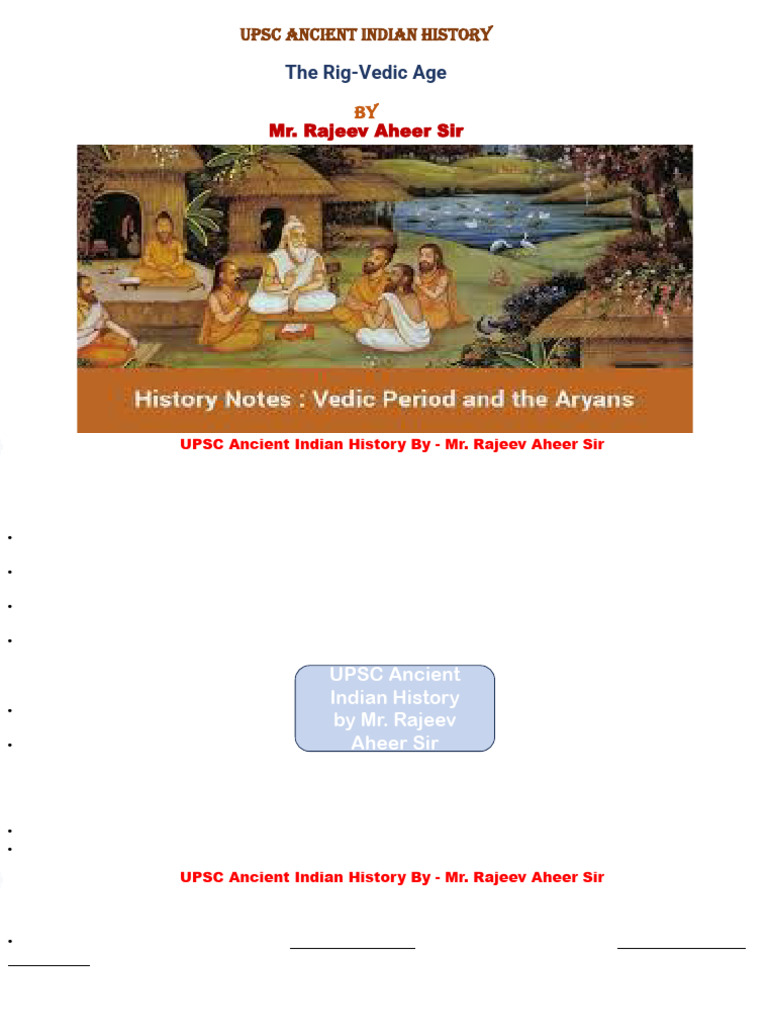 Vedic Civilization: Society and Culture | PDF | Vedas | Indus River