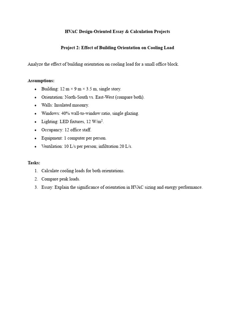 HVAC Design Project Group 2 | PDF