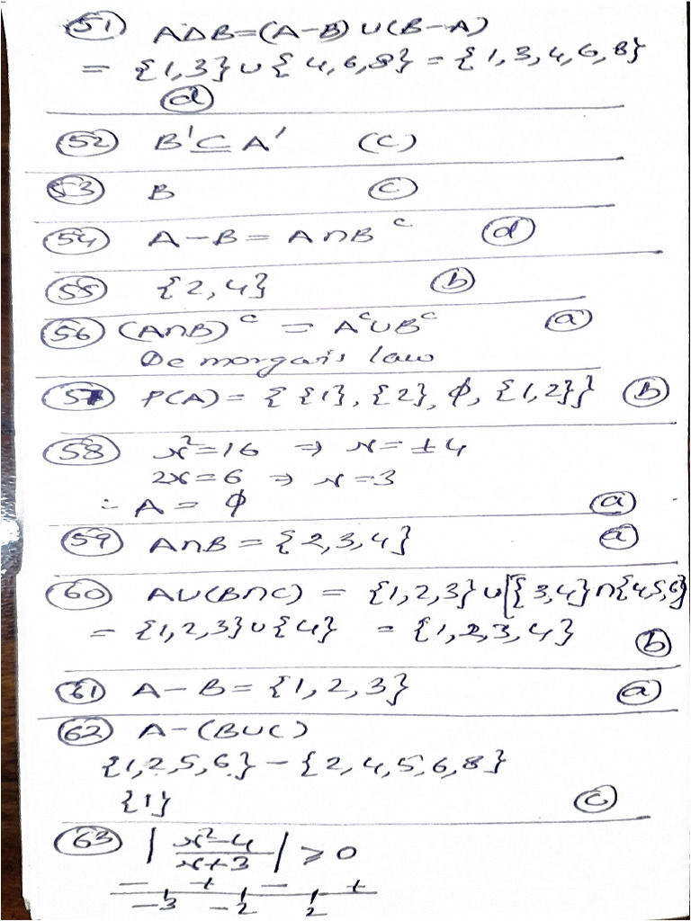 Maths - JB-27 Batch Part Paper Solution - 24.08.2025 (Set + Inequality ...