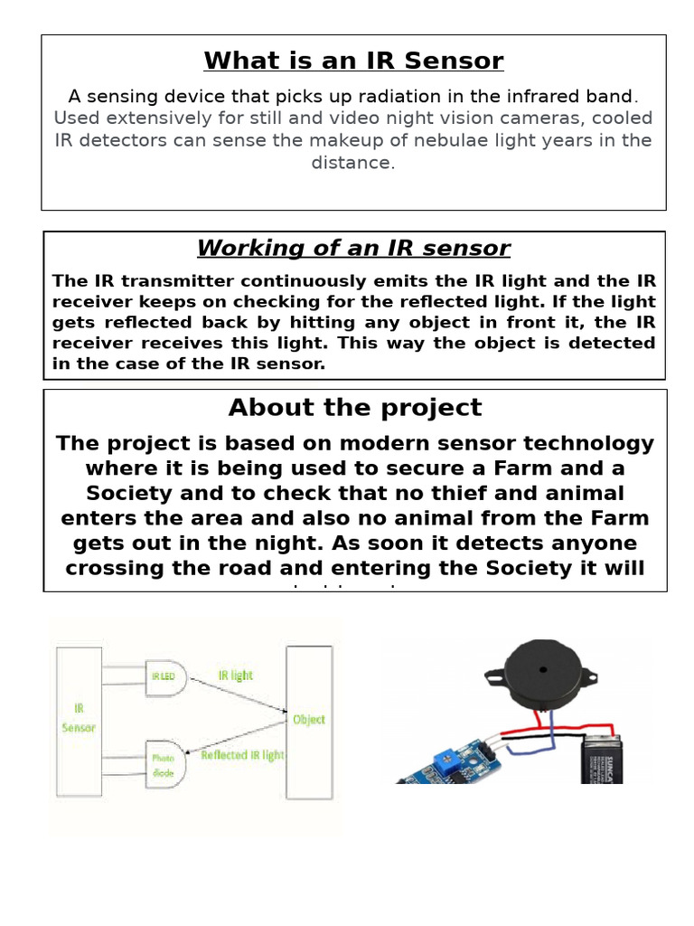 What Is An IR Sensor | PDF