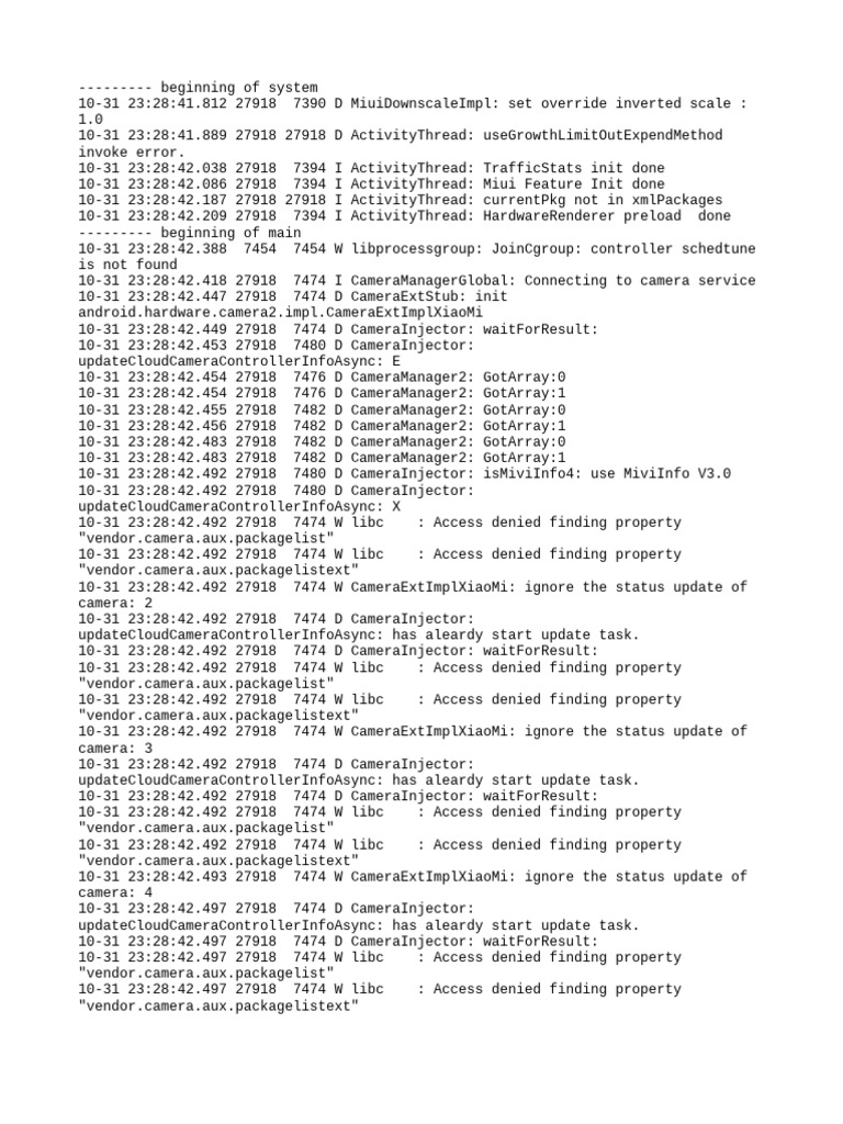 Log Cat 1761933522290 | PDF | Computing | System Software
