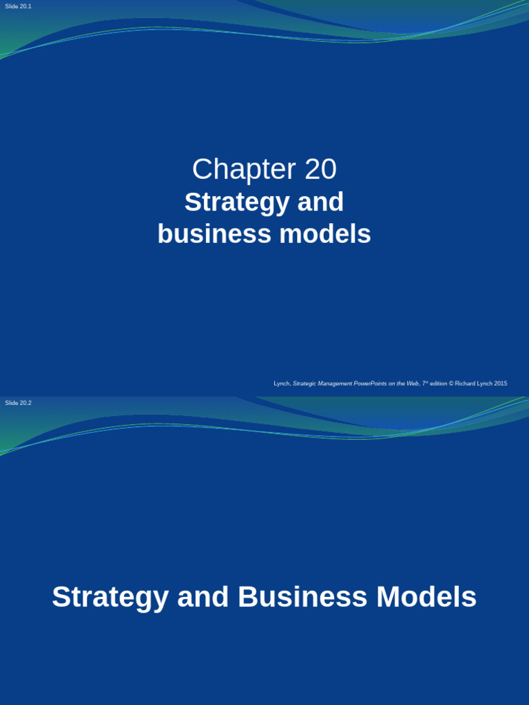 9781292064710_pp20 | PDF | Strategic Management | Business Model
