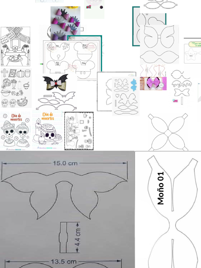 Moldes de Moño | PDF