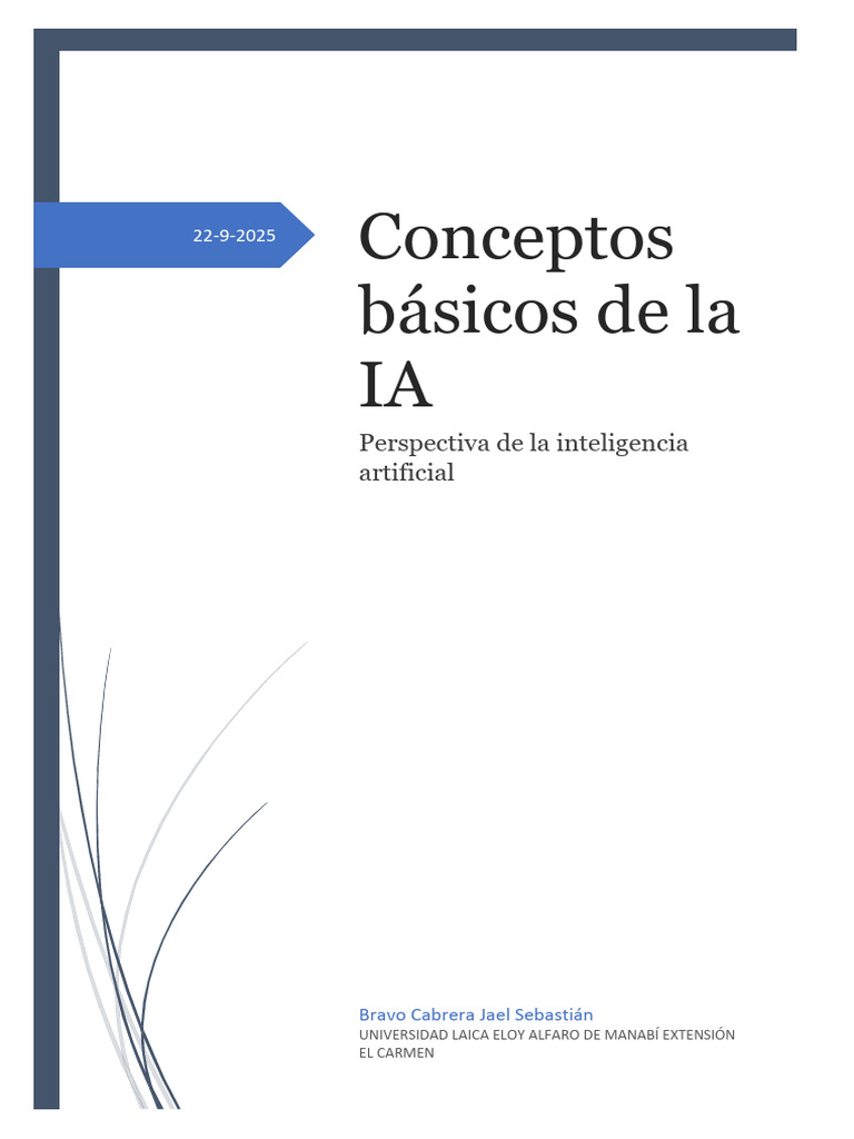 Conceptos Clave de Inteligencia Artificial | PDF | Inteligencia ...