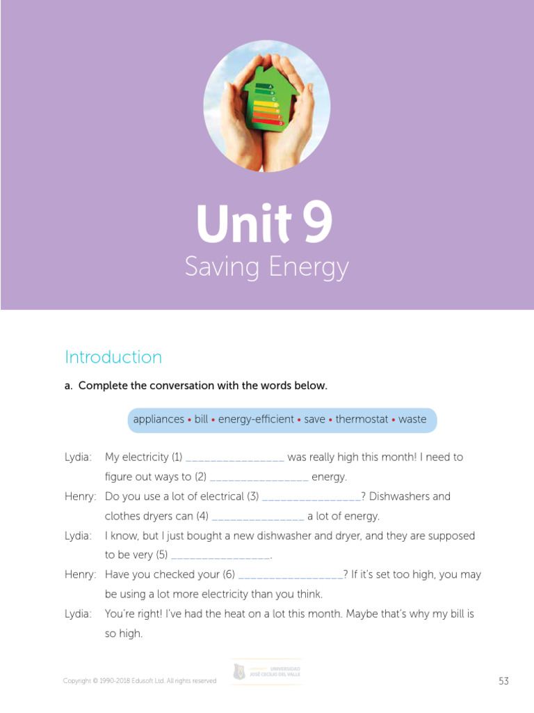 Basic 3 Workbook Units 9 | PDF | Geothermal Energy | Refrigerator