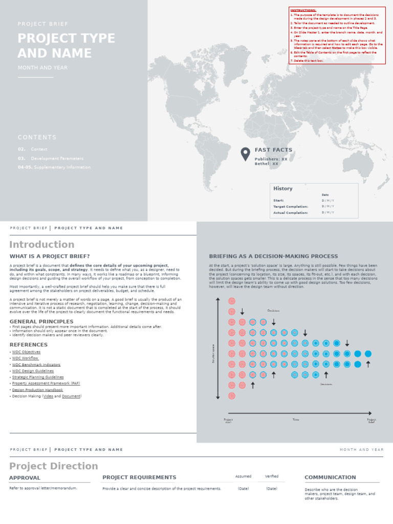 Project Brief Template Guide | PDF