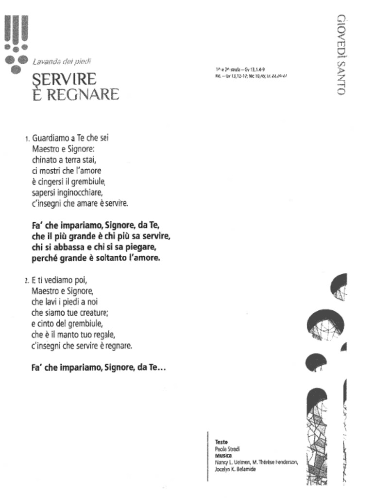 Servire e Regnare - Gen Verde | PDF