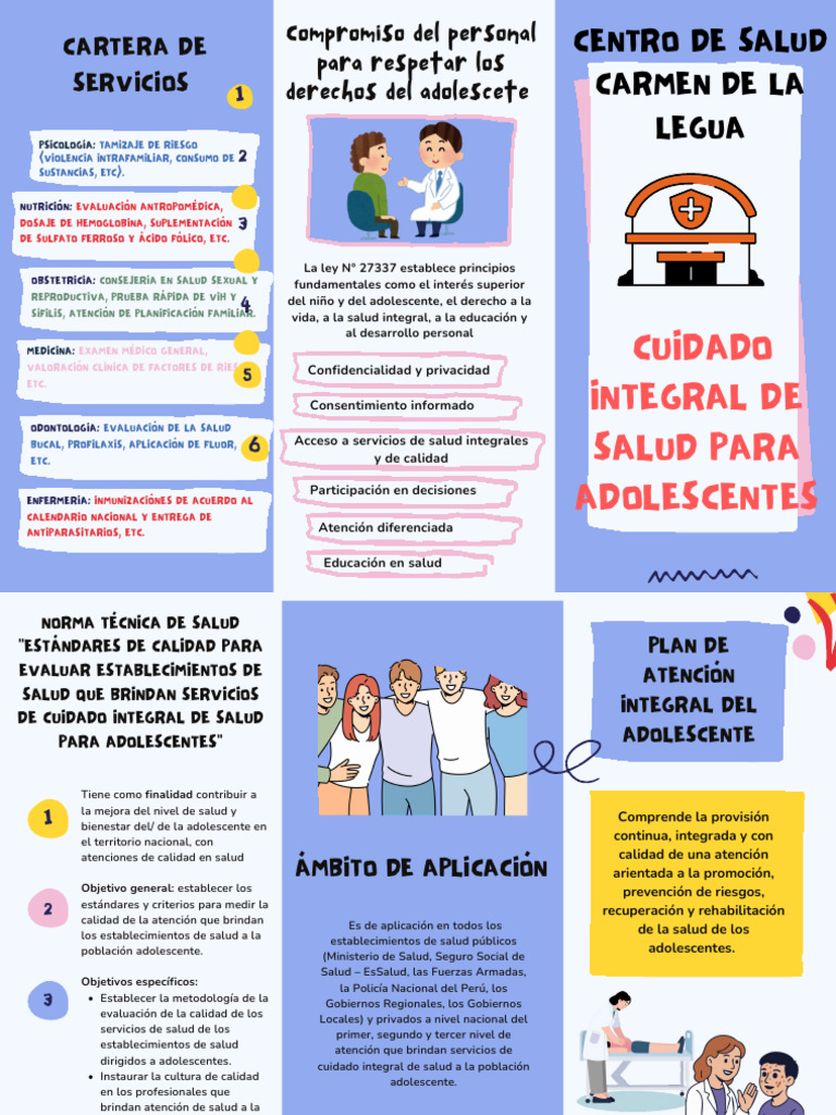 Atención Integral de Salud para Adolescentes | PDF | Cuidado de la ...