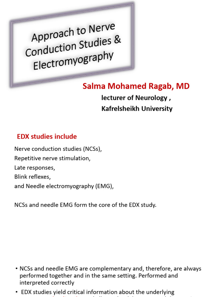 EMG 1 | PDF | Peripheral Neuropathy | Electromyography