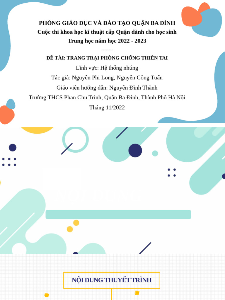 C2PCT - BCPP - Trang Trại Phòng Chống Thiên Tai | PDF