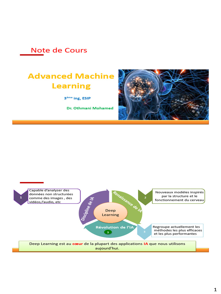 Introduction au Deep Learning et IA | PDF | Apprentissage automatique ...