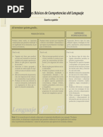 Estándares de Competencias en Lenguaje MEN | PDF | Comunicación ...
