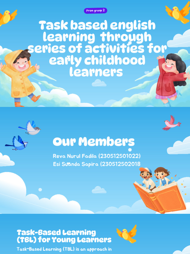 Task-Based English for Young Learners | PDF