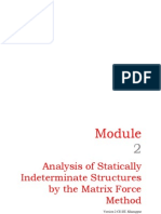 m2l11 Lesson 11 The Force Method of Analysis: Frames 