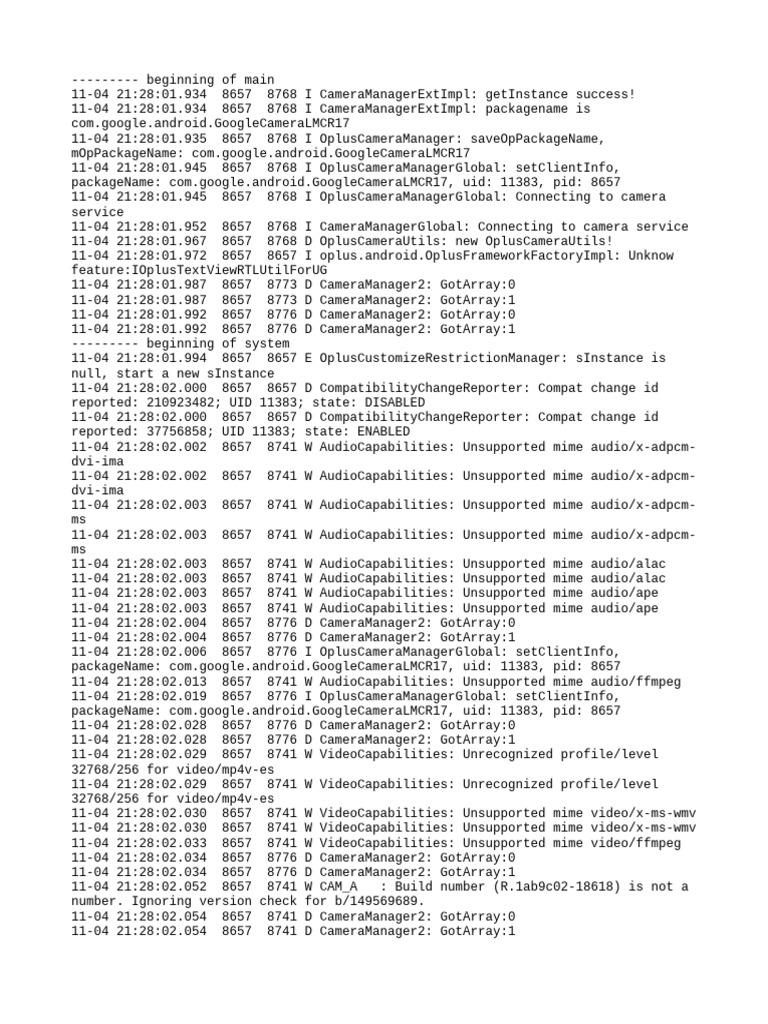 Log Cat 1762270081757 | PDF | Software | Computing