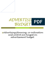 6 Advertisement Budget