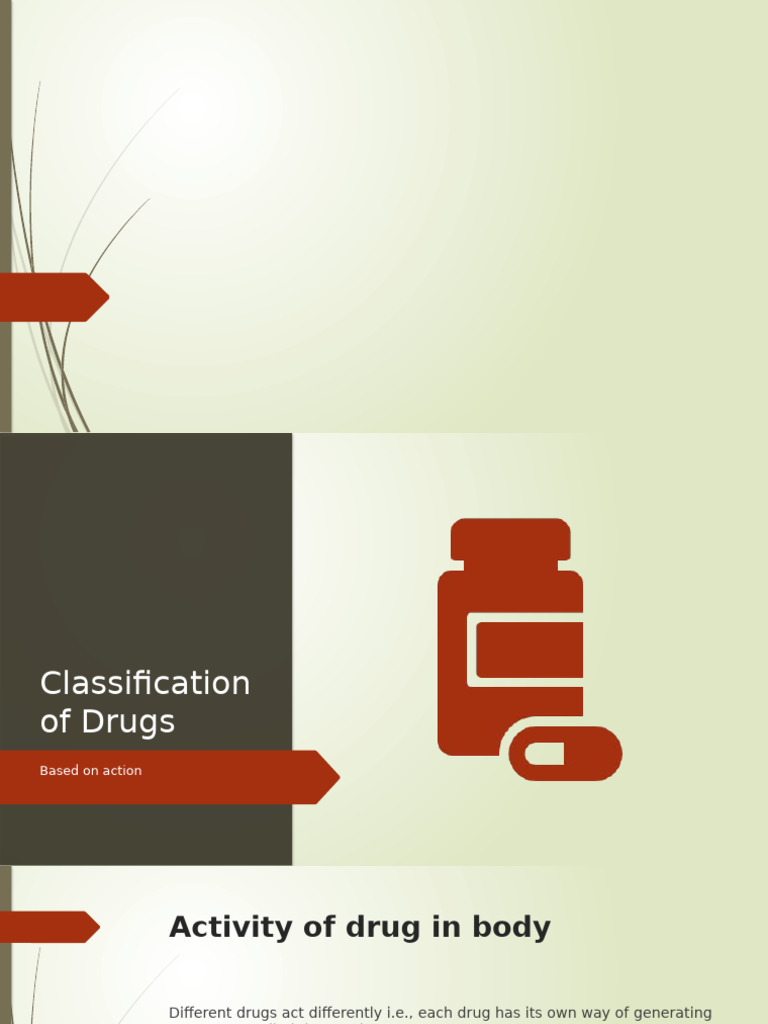 Drug Classification by Action and Toxicity | PDF | Antidepressant ...