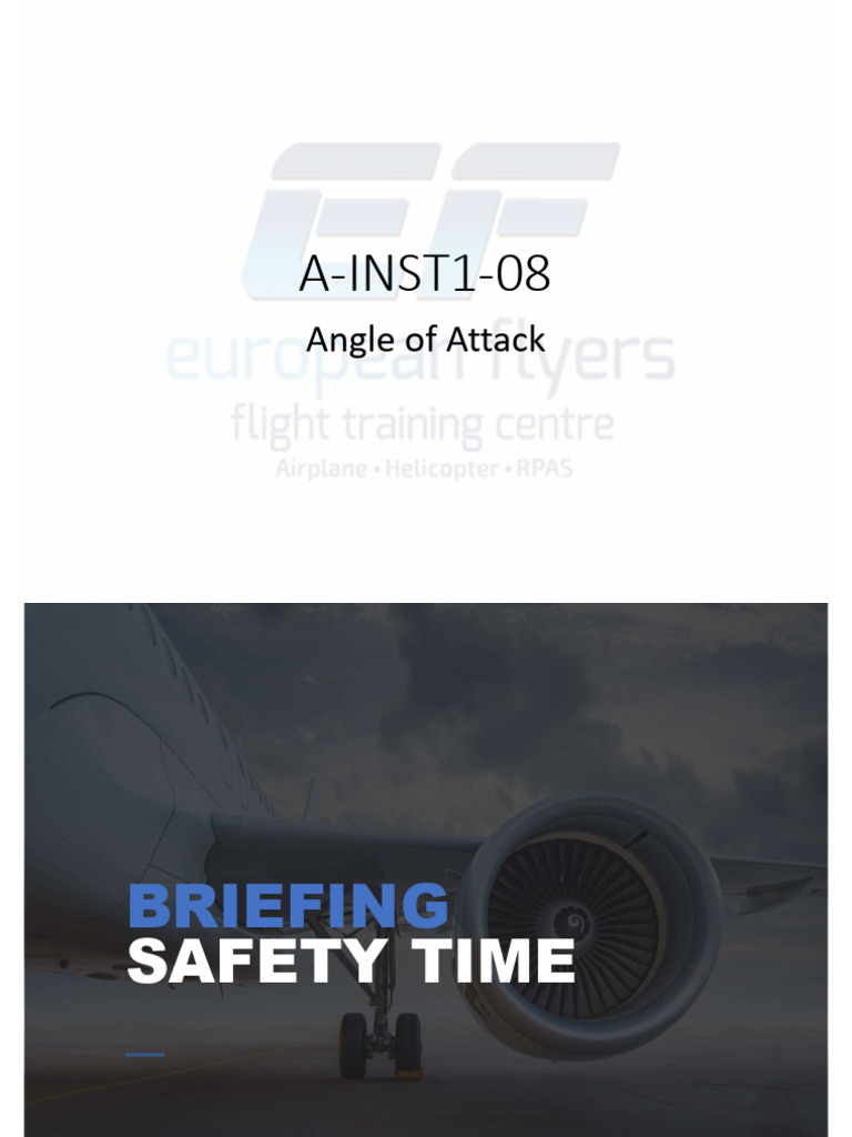 Basic Instruments 8 - AoA | PDF | Perception | Aircraft