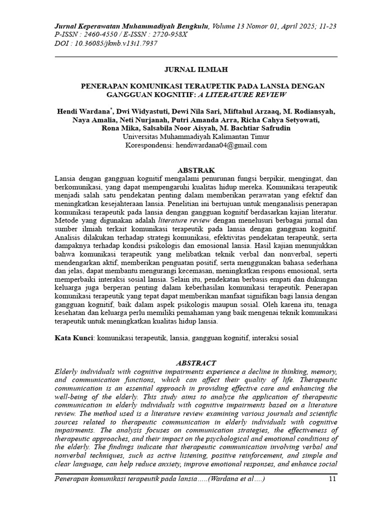 JKMB April 2025 Wardana 11-23 | PDF