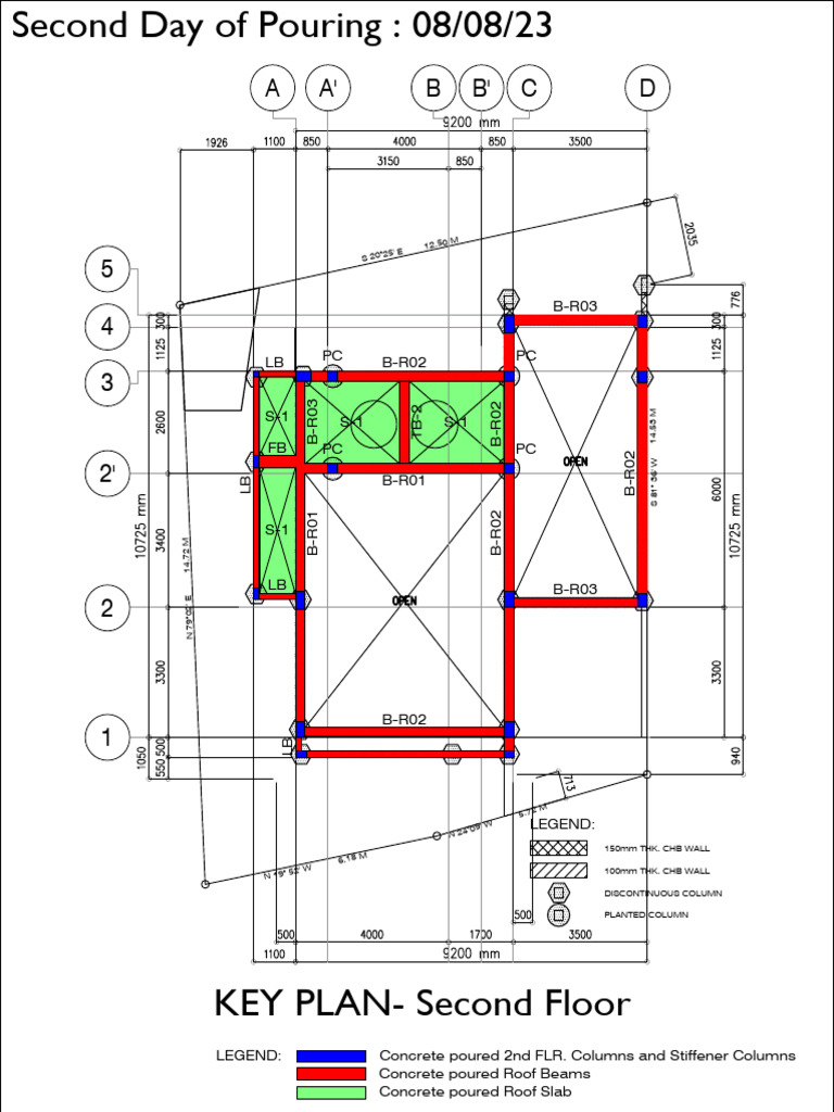 150mm Thick CHB Wall Details | PDF | Building | Materials