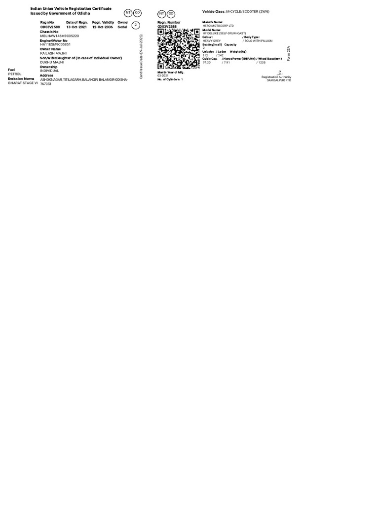 Vahan - Parivahan.gov - in Vahanservice Vahan Ui Onlineservice Form ...