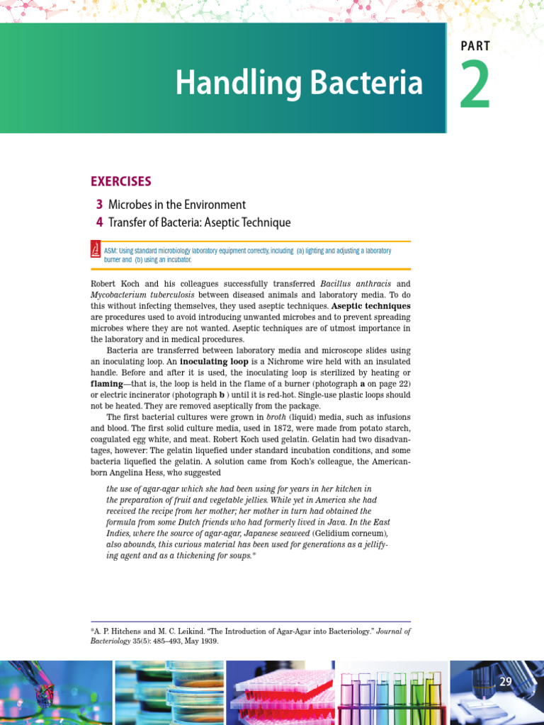 Aseptic Techniques in Microbiology | PDF | Growth Medium | Agar