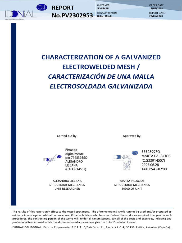 Pv2302953 Wire Mesh | PDF | Física Aplicada e Interdisciplinaria ...