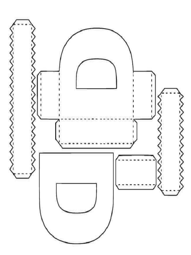 Plantilla Letra D | PDF