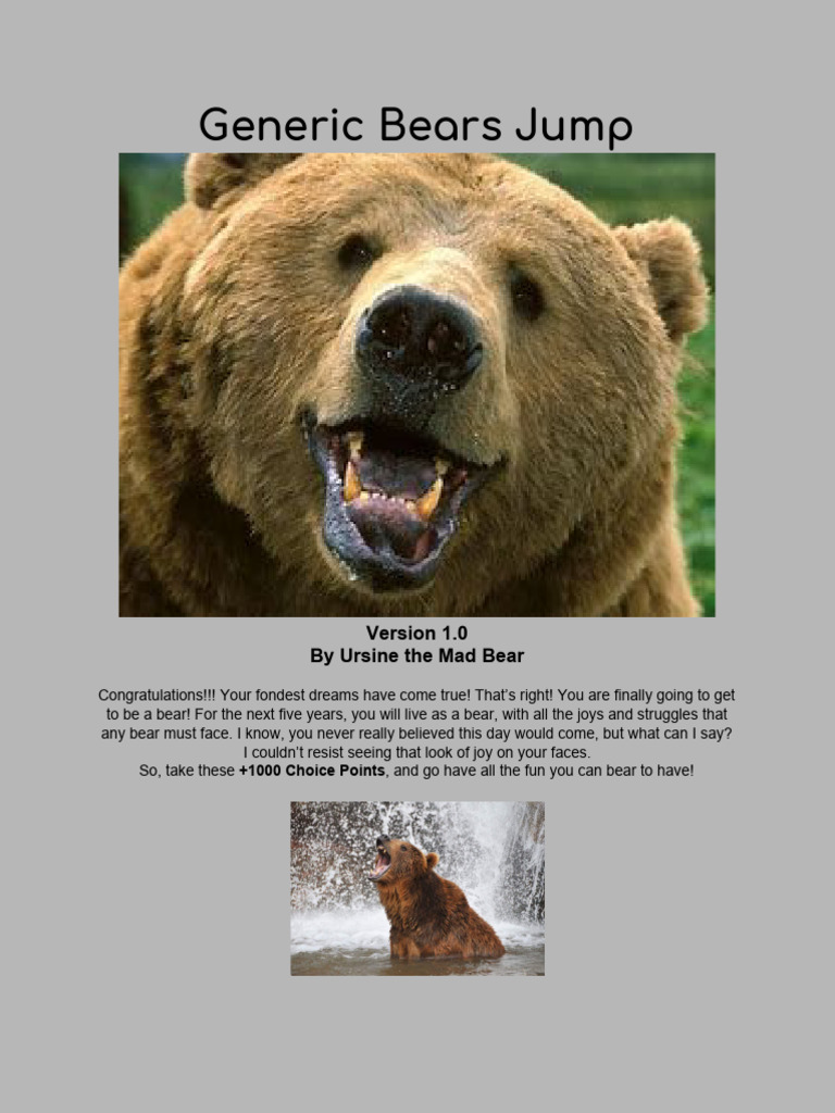 Generic Bears Jump Overview | PDF | Circus