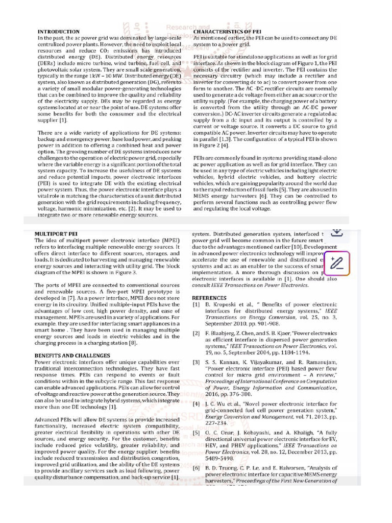 Power Electronics for Energy Storage Systems | PDF | Power Electronics ...