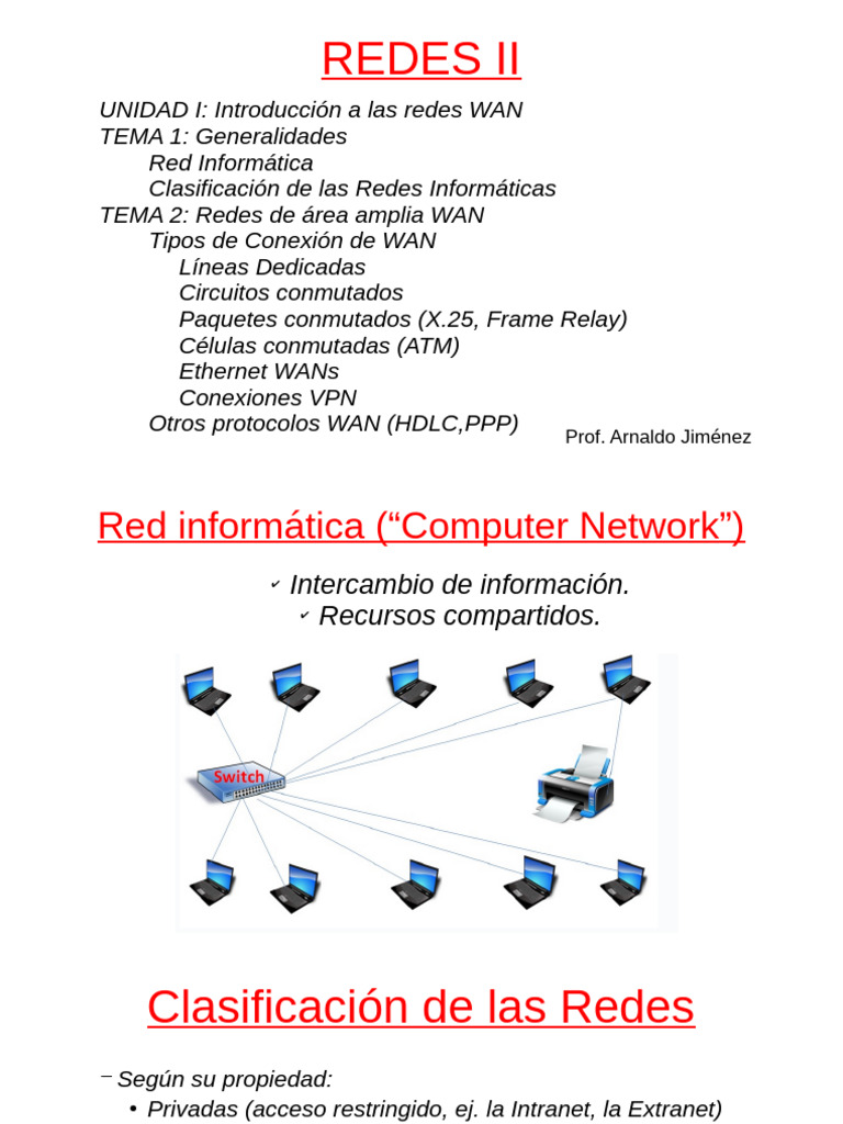 Introducción a Redes WAN y Conexiones | PDF | Red de área amplia | Modo ...